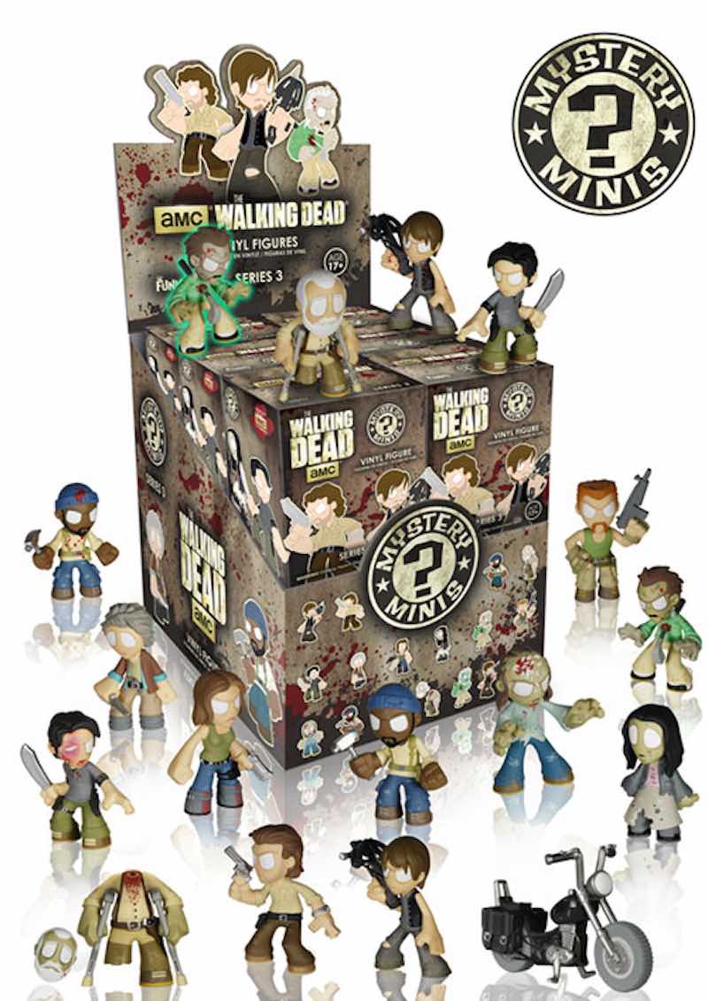 the walking dead funko mystery minis