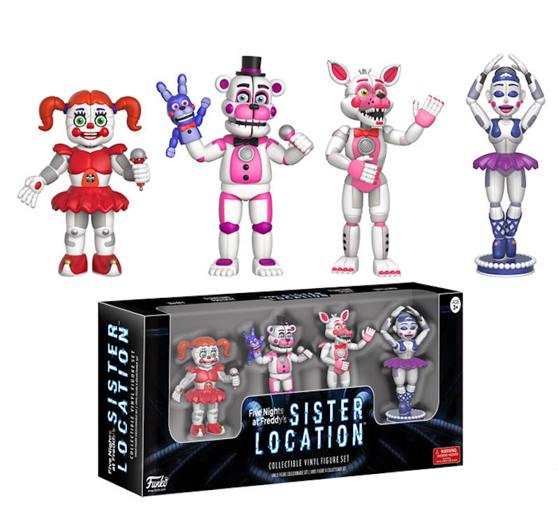 five nights at freddy's buildable figures
