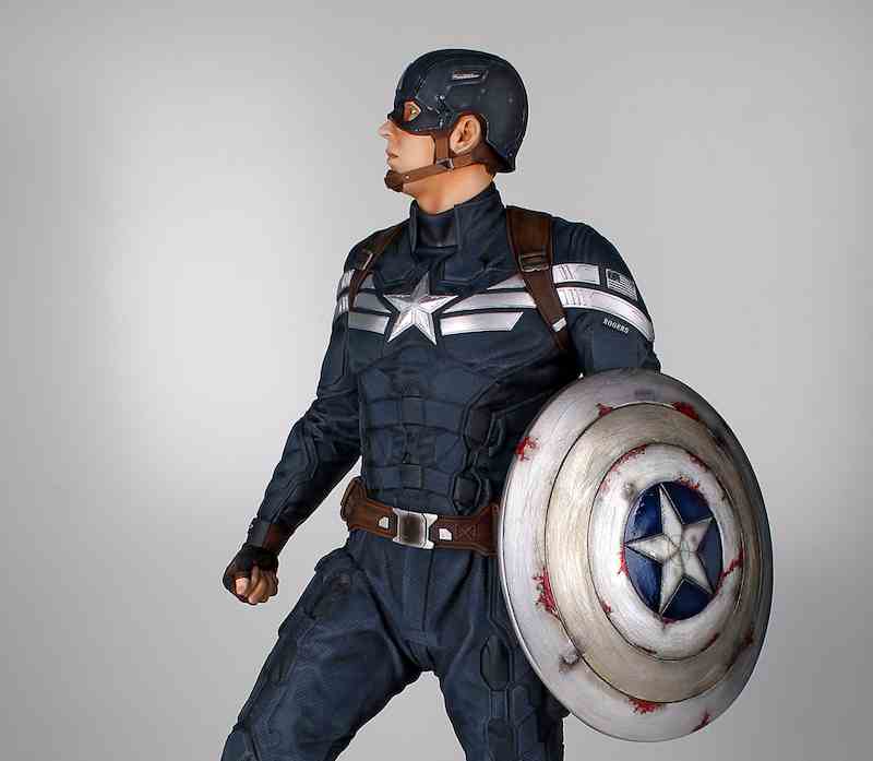 chris evans captain america statue