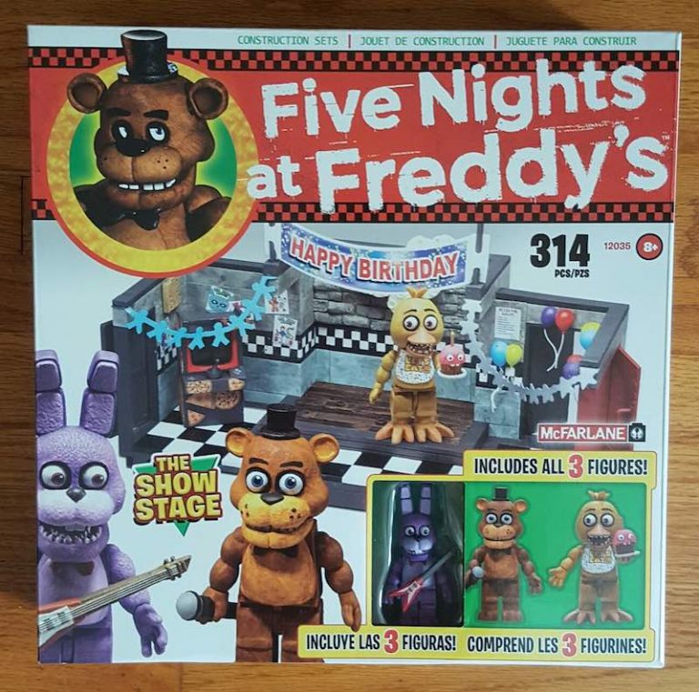 mcfarlane five nights at freddy's parts service exclusive 209 piece building set